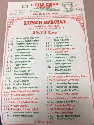 Lunch special