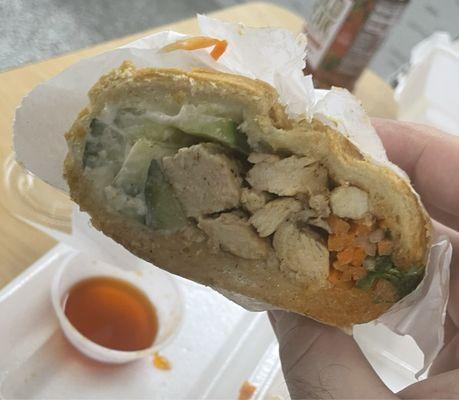 Grilled Chicken Banh Mi