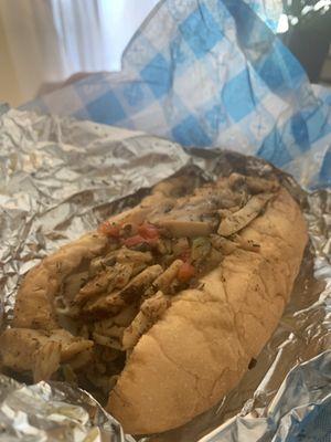 Jerk Chicken Cheesesteaks