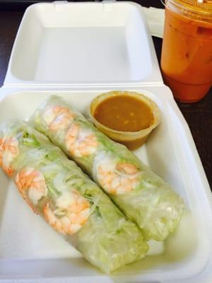 Wannabe spring rolls.