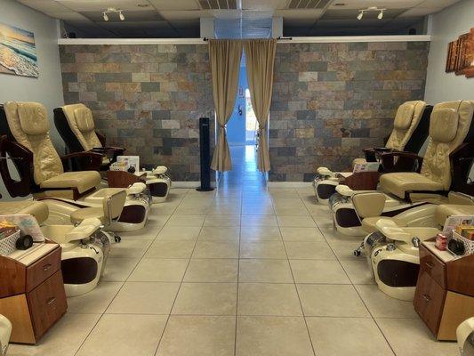 Pedicure area