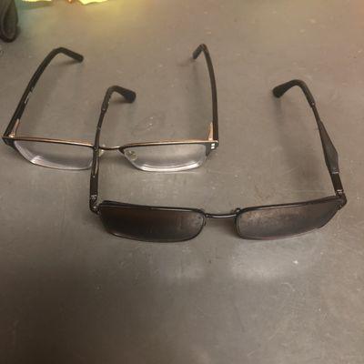 Both eyeglasses repaired same day. One hour wait.