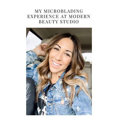 House of Leo Blog microblading experience at Modern Beauty