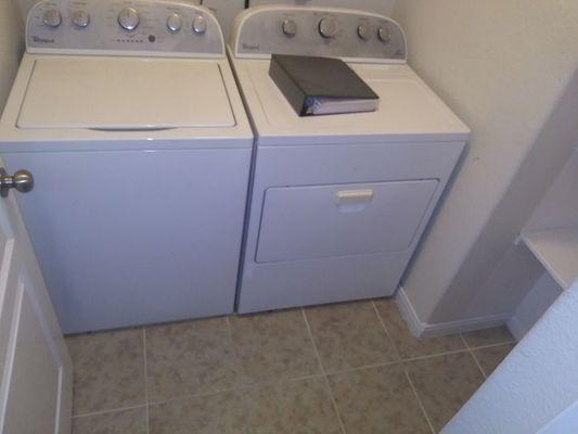 Washer and dryer room