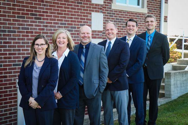 Dawn Long, Barb Connolly, Steve Howes, Jase Jensen, Casey Rigdon and Mark Fisher