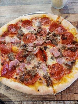 Meat lovers 10 inch pizza