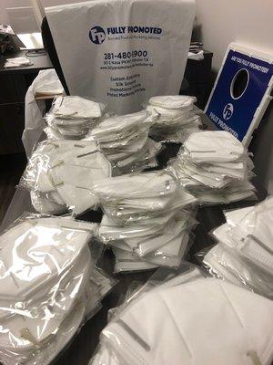 Glad we can help in getting masks, gowns and other PPE to some local first responders, home health agencies and nursing homes.