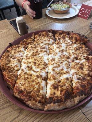 Large cheese pizza