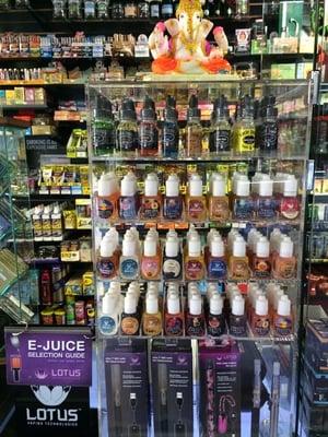 Our vape shop in San Marcos offers a great selection of e-juice, vaporizers and e-cigs.