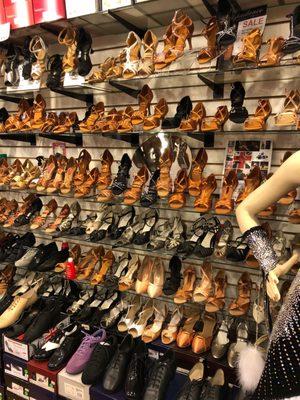 Wide selection of shoes