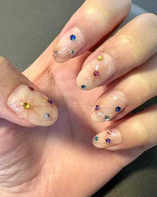 We asked for nails to wear to the Taylor Swift Eras concert. Bobo did an excellent job!!!