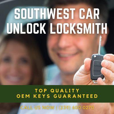 Call us for lost car keys, key car and fob replacement