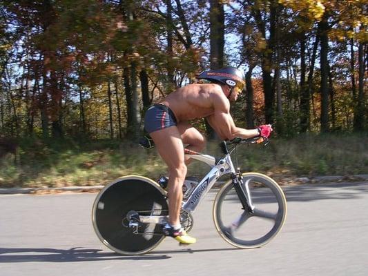 Triathlon training  www.MuscleSculpture.com