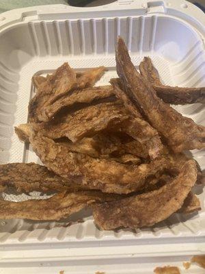 Potato wedges or steak fries