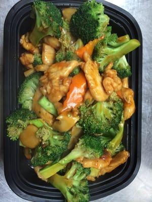 Chicken and broccoli