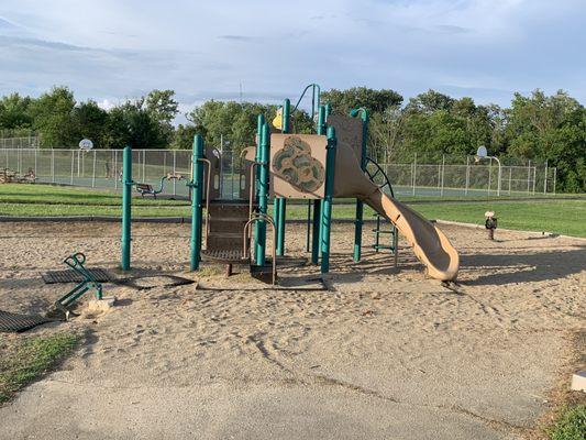 Playground near the entrance.