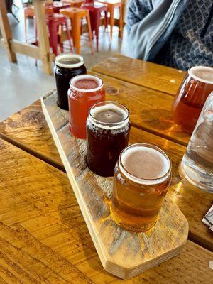 Flight of beers