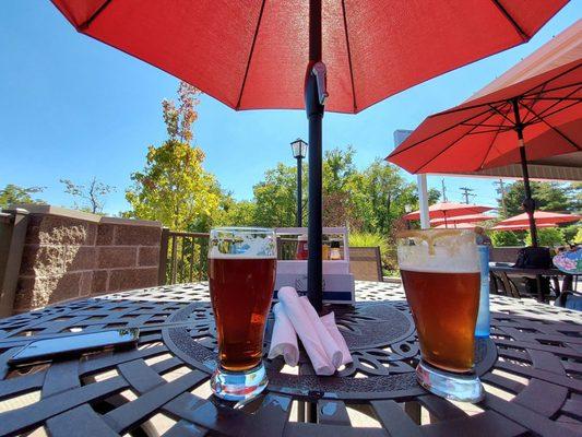 Beers on the patio