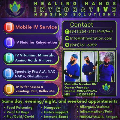 Healing Hands IntegratIVe Nursing Solutions