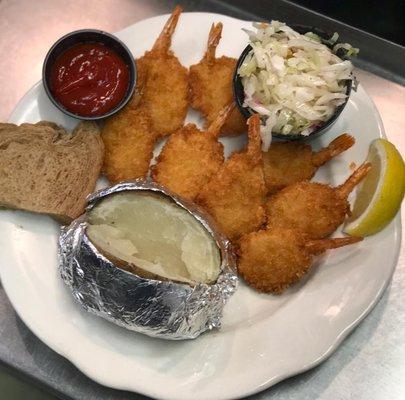 Shrimp with Baked Potato