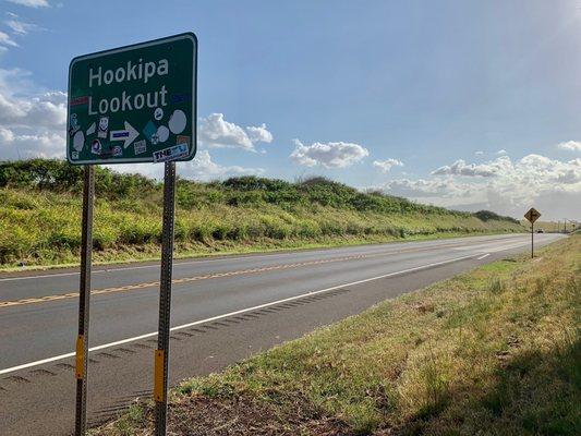 Hookipa Lookout is a very cool stop on Hana Highway to watch surfing from an observation point.