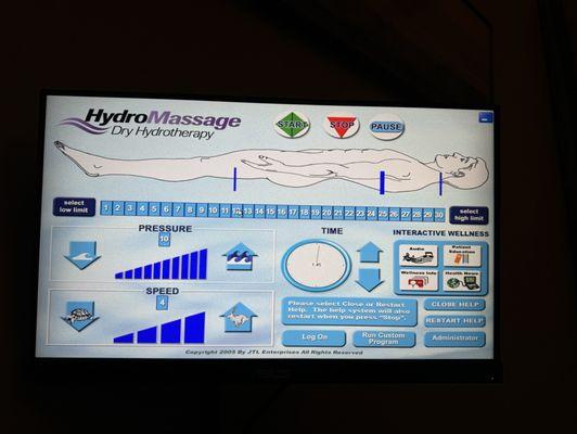 HydroMassage Bed