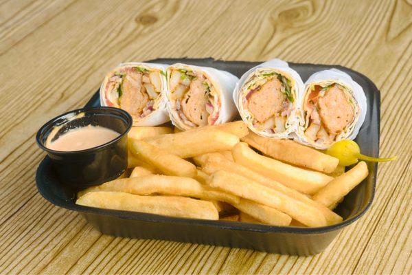 Chicken Kabob Wrap Combo