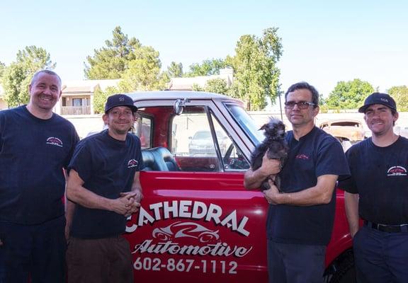 The Cathedral Team!  Shane, Jayce, John (& Allen), and Daniel