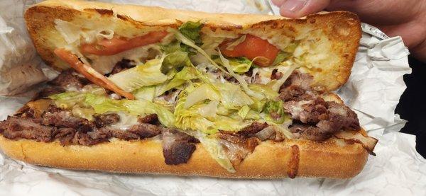 The steak and cheese sub