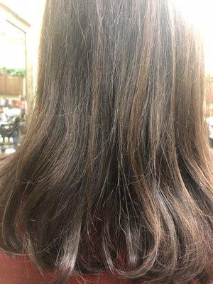 Glaze over highlights and cut