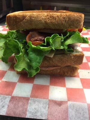 Club sandwich along with awesome burgers and fresh salads!