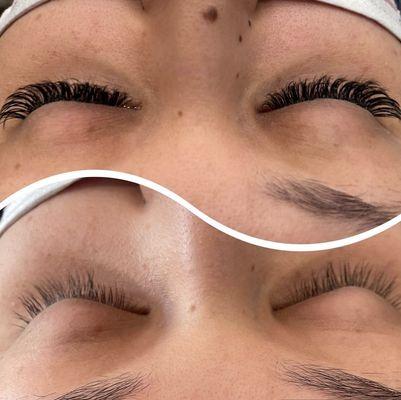 Eyelashes extensions