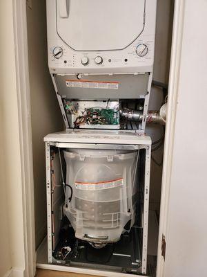 Brand new washer/dryer combo. Problem with water leak