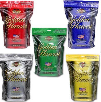 Golden Harvest Pipe Tobacco
             6oz.-$10.99
    16oz.-$19.99
 Just mention this deal!