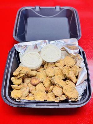 Fried Pickles with Homemade Ranch