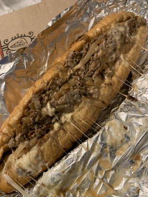 Cheese steak kinda shocked be especially with the price point. Very reasonable good bang for your buck