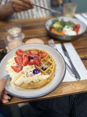 Lemon Poppyseed Waffle