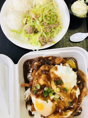 Katsu Moco and Kalua Pork