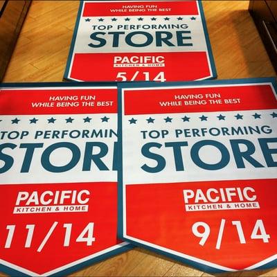 5 out of 12 moths 1st place in my district and August 2014 best in Pacific Sales.