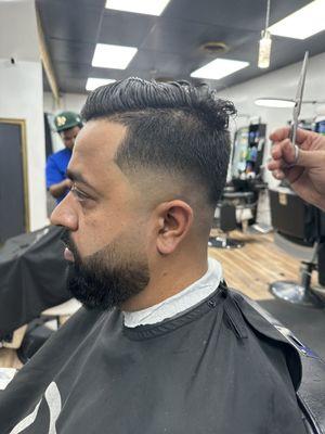 New haircut barbershop