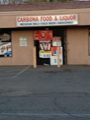 Carbona Food & Liquor Store.