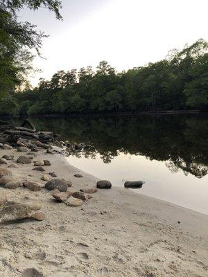 Beach area - great place for skipping rocks, taking in nature, enjoying the view or even the sunset!