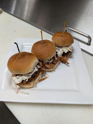 Spicy bbq sliders