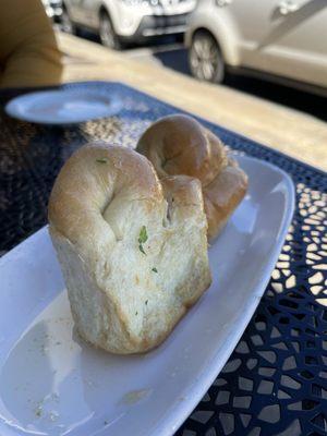 Our Famous Garlic Rolls were a good start to our meal.