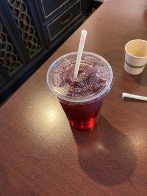 Hibiscus iced tea