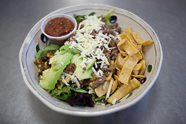 Southwestern Salad w/ Buffalo Meat!