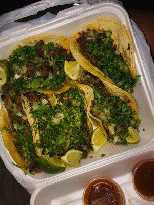 Tacos here are amazing and they're consistent.