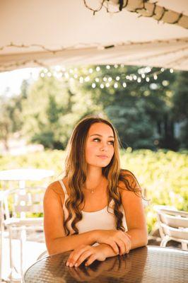 Rylee's senior pictures at a local vineyard