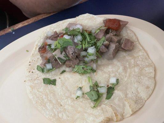 Lengua taco