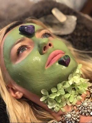 Matcha clay mask